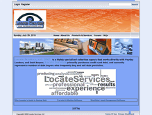 Tablet Screenshot of locateservicesllc.com
